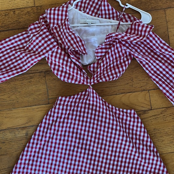 Lovers and friends gingham dress xs - Picture 2 of 4